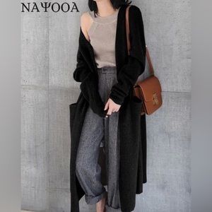 Black Winter Cardigan